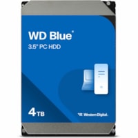 Western Digital Blue WD40EZAX 4 TB Hard Drive - 3.5" Internal - SATA (SATA/600) - Conventional Magnetic Recording (CMR) Method - Desktop PC, Storage System Device Supported - 5400rpm - 2 Year Warranty