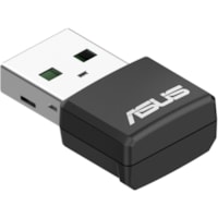 Adaptateur Wi-Fi USB-AX55 Nano IEEE 802.11ax Bi bande pour Ordinateur/Notebook Asus - USB 2.0 Type A - 1.76 Gbit/s - 2.40 GHz ISM - 5 GHz UNII - Externe