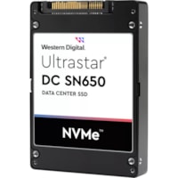 Disque SSD Ultrastar DC SN650 WUS5EA176ESP5E3 7,68 To - 2.5" Interne - PCI Express NVMe (PCI Express NVMe 4.0) WD - 1 DWPD - 6500 Mo/s Taux de transfer maximale en lecture - 5 Année Garantie