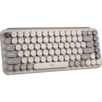 Clavier POP Keys - Sans fil Connectivité - Anglais - Brume Logitech - Sans fil Connectivité - Bluetooth - 33 pi (10058,40 mm) - 8 Raccourci-clavier(s) - Emoji, Menu Raccourci-clavier(s) - Windows 10, Windows 11, iPadOS 13.4, ChromeOS, Android 8.0, iOS 11, Mac OS X 10.15 Catalina - Angl