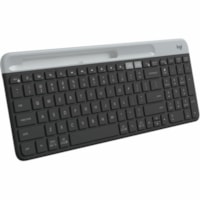 Logitech K585 Keyboard - Wireless Connectivity - Bluetooth/RF - Windows 10, Windows 11, Linux, ChromeOS, Mac OS X 10.15 Catalina, iPadOS 14, iOS 14 - English - Desktop Computer, Tablet PC, Notebook, Smartphone - PC, Mac - Graphite