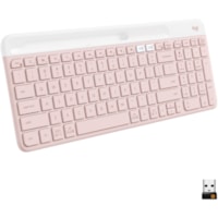 Clavier K585 - Sans fil Connectivité - Rose Logitech - Sans fil Connectivité - Bluetooth/RF - 2.40 GHz - ChromeOS - Portable, Smartphone - PC, Mac - AAA Taille de piles supportée - Rose