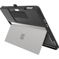 Étui de transport BlackBelt Durci Microsoft SurfacePro 9 Tablette - Noir Kensington - Résistant aux chocs, Résistant à la chaleur, Résistant aux chocs - Élastique, Elastomère thermoplastique (TPE), Polycarbonate, ABS Corps - Sangle de main, Poignée - hauteur d