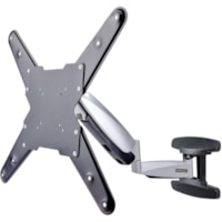 StarTech.com VESA TV Wall Mount, Adjustable Full Motion TV Wall Mount For 23"-55" Displays, Extendable/Tilting/Swivel TV Wall Mount - Spring-assisted height adjustable TV wall mount range 12.6in/32cm; Extendable arm range 23.4in/59.5cm - Tilting/swivel/full motion for 23-55in TVs; 75x75 to 400x400 V