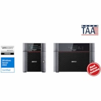 BUFFALO TeraStation 5420 4-Bay 32TB (4x8TB) Business Desktop NAS Storage Hard Drives Included - Annapurna Labs Alpine Quad-core (4 Core) 2 GHz - 4 x HDD Supported - 4 x HDD Installed - 32 TB Installed HDD Capacity - Serial ATA/600 - 8 GB RAM DDR4 SDRAM - Serial ATA Controller - RAID Supported - 0, 1