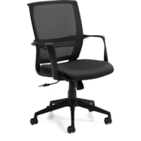 Offices to Go® Safari Tilter Chair - Fabric Seat - Mid Back - Dance - Armrest