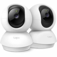 Tapo C210P2 3 Megapixel Network Camera - Color - 2.0 Pack - 30 ft (9.14 m) Infrared Night Vision - H.264 - 2304 x 1296 - 3.8 mm (0.15") Fixed Lens - 15 fps - Wi-Fi - Google Assistant, Alexa Supported