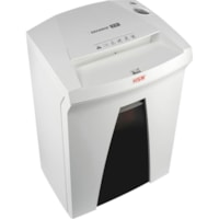 HSM B24LS Cross-cut Shredder - Continuous Shredder - Cross Cut - 8 Per Pass - for shredding Paper - 0" x 0.2" Shred Size - P-6 - 3.96 m/min - 9.5" Throat - 35.02 L Wastebin Capacity - 500 W - White