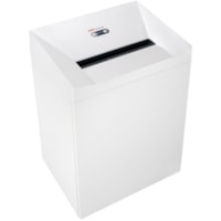 HSM Classic 390.3 HS L6 Cross-Cut Shredder - Continuous Shredder - Cross Cut - 12 Per Pass - for shredding Paper - 0.2" x 0" Shred Size - P-6 - 8.23 m/min - 16" Throat - 144.98 L Wastebin Capacity - White