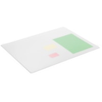 Sous-main pour Bureau DURABLE - Bureau - longueur de tapis 19,69 po (500 mm) x largeur de tapis 25,59 po (650 mm) - Rectangulaire - Polypropylène - Transparent - 1 chaque