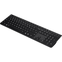 Lenovo Professional Wireless Rechargeable Keyboard -US English - Wireless Connectivity - Bluetooth - 2.40 GHz - 104 Key(s) - English (US) - PC - Scissors Keyswitch - Gray