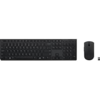 Clavier et souris Professional - Français (Canada) Lenovo - USB Type A Ciseaux Sans fil Bluetooth 2,40 GHz Clavier - Français (Canada) - Gris - USB Type A Sans fil Bluetooth Souris - Optique - 4000 dpi - Roulette inclinable - Gris - Multimédia Raccourci-clavier(s) - Symét