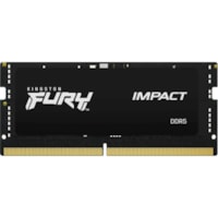 Kingston Module de RAM FURY Impact 32Go (2 x 16Go) DDR5 SDRAM - Pour Notebook - 32 Go (2 x 16GB) - DDR5-5600/PC5-44800 DDR5 SDRAM - 5600 MHz Un seul rang Mémoire - CL40 - 1.10 V - Non-ECC - Non tamponnisé - 262-broches - SoDIMM - À vie Garantie