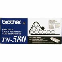 Brother TN580 Original Toner Cartridge - Laser - 7000 Pages - Black - 1 Each