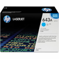 HP 643A (Q5951A) Original Standard Yield Laser Toner Cartridge - Single Pack - Cyan - 1 Each - 10000 Pages