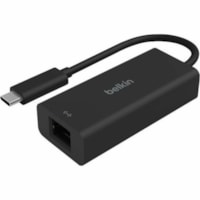 Adaptateur Ethernet 2,5 gigabits Connect - 10/100/1000Base-T Belkin - USB Type C - 320 Mo/s Taux de transfert des données - 1 Port(s) - 1 - Paire torsadée - 10/100/1000Base-T