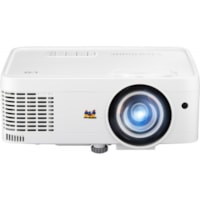 ViewSonic LS560WH Short Throw DLP Projector - 16:10 - Ceiling Mountable, Wall Mountable, Floor Mountable - White - 1280 x 800 - Front, Ceiling - 1080p - 30000 Hour Normal Mode - WXGA - 3,000,000:1 - 3000 lm - HDMI - USB - Network (RJ-45) - Business, Education, Presentation, Class Room - 3 Year Warra