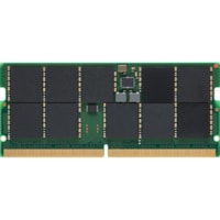 Kingston 16GB DDR5 SDRAM Memory Module - For Notebook, Workstation - 16 GB - DDR5-4800/PC5-38400 DDR5 SDRAM - 4800 MHz Single-rank Memory - CL40 - 1.10 V - ECC - Unbuffered - 262-pin - SoDIMM - Lifetime Warranty