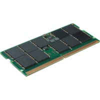 Kingston 32GB DDR5 SDRAM Memory Module - For Notebook, Workstation - 32 GB - DDR5-4800/PC5-38400 DDR5 SDRAM - 4800 MHz Dual-rank Memory - CL40 - 1.10 V - ECC - Unbuffered - 262-pin - SoDIMM - Lifetime Warranty