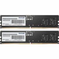 Patriot Memory Signature Line 32GB (2 x 16GB) DDR5 SDRAM Memory Kit - 32 GB (2 x 16GB) - DDR5-5600/PC5-44800 DDR5 SDRAM - 5600 MHz - CL46 - 1.10 V - Unbuffered - 288-pin - DIMM