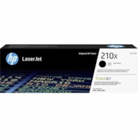 HP 210X Original High Yield Laser Toner Cartridge - Black - 1 Each - 7500 Page Yield