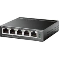 TP-Link 5-Port Gigabit Easy Smart Switch with 4-Port PoE+ - 5 Ports - Gigabit Ethernet - 10/100/1000Base-T - 2 Layer Supported - 4.34 W Power Consumption - 120 W PoE Budget - Twisted Pair - PoE Ports - Desktop, Compact, Wall Mountable - 3 Year Limited Warranty