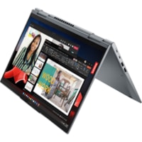 Lenovo ThinkPad X1 Yoga Gen 8 21HQ001QCA 14" Touchscreen Convertible 2 in 1 Notebook - WUXGA - Intel Core i5 13th Gen i5-1345U - vPro Technology - Intel Evo Platform - 16 GB - 256 GB SSD - French Keyboard - Storm Gray - Intel Chip - 1920 x 1200 - Windows 11 Pro - Intel Iris Xe Graphics - In-plane Sw