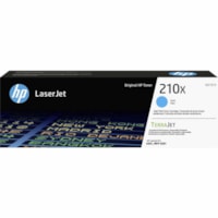 HP - Cartouche toner 210X D'origine Élevé Rendement Laser - Cyan - 1 chaque