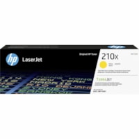 HP 210X Original High Yield Laser Toner Cartridge - Yellow - 1 Each - 5500 Page Yield