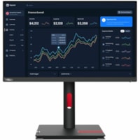 Lenovo ThinkVision T22i-30 22" (558.80 mm) Class Full HD LED Monitor - 16:9 - Raven Black - 21.5" (546.10 mm) Viewable - In-plane Switching (IPS) Technology - WLED Backlight - 1920 x 1080 - 16.7 Million Colors - 250 cd/m² - 4 ms - Extreme Mode Refresh Rate - HDMI - VGA - DisplayPort - USB Hub