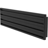 Atdec Mounting Rail for Display Screen, Mounting Bracket, A/V Equipment, Post, Digital Signage Display - Black - Aluminum - 1