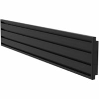 Atdec Mounting Rail for Display Screen, A/V Equipment, Post, Digital Signage Display - Black - Aluminum