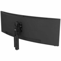 Montage de bureau pour Ecran incurvé, Moniteur, Ecran Plat - Noir - Horizontale/Verticale Atdec - Hauteur réglable - 1 Écran(s) supportés - 24 po (609,60 mm) à 55 po (1397 mm) Support d'écran - 55 lb (24947,58 g) Capacité de charge - 75 x 75, 100 x 100 - Compa