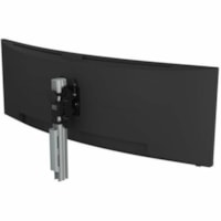 Atdec Mounting Post for Monitor, Curved Screen Display - Silver, Black - 1 Display(s) Supported - 24" (609.60 mm) to 57" (1447.80 mm) Screen Support - 55 lb (24947.58 g) Load Capacity - 75 x 75, 100 x 100 - VESA Mount Compatible - Aluminum, Steel