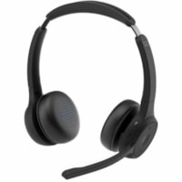 Cisco Single-Ear, Carbon Black headset bundle certified for Microsoft Teams - Google Assistant, Siri - Mono - USB Type A - Wireless - Bluetooth - 213.3 ft - 32 Ohm - 20 Hz to 20 kHz - On-ear, Over-the-head - Monaural - Ear-cup - MEMS Technology Microphone - Carbon Black