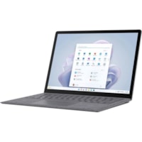 Microsoft Surface Laptop 5 13.5" Touchscreen Notebook - Intel Core i5 12th Gen i5-1245U - Intel Evo Platform - 8 GB - 512 GB SSD - English Keyboard - Platinum - Intel Chip - 2256 x 1504 - Windows 11 Pro - Intel Iris Xe Graphics - PixelSense - Front Camera/Webcam - 18 Hours Battery Run Time - IEEE 80