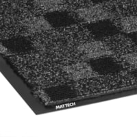 Mat Tech Floor Mat - Entrance - 0.313" (7.94 mm) Thickness - Polypropylene - Charcoal - 1 Each