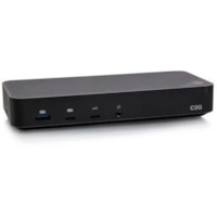 C2G USB C Triple 4K Monitor Docking Station - HDMI, DisplayPort, Ethernet - for Notebook/Keyboard/Mouse/Hard Drive - USB Type C - 3 Displays Supported - 4K - 3840 x 2160 - 6 x USB Ports - 3 x USB Type-A Ports - USB Type-A - 3 x USB Type-C Ports - USB Type-C - Network (RJ-45) - 3 x HDMI Ports - HDMI 