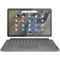 Lenovo IdeaPad Duet 3 Chrome 11Q727 82T6002LUS 11" Touchscreen Detachable 2 in 1 Chromebook - 2K - Qualcomm Kryo 468 - 4 GB - 64 GB Flash Memory - Storm Gray - Qualcomm Snapdragon 7c Gen 2 Chip - 2000 x 1200 - ChromeOS - Qualcomm Adreno GPU - In-plane Switching (IPS) Technology - Front Camera/Webcam