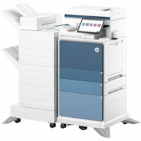 HP LaserJet Enterprise 6800zfw+ Wired Laser Multifunction Printer - Color - Copier/Fax/Printer/Scanner - 55 ppm Color Print - 1200 x 1200 dpi Print - Automatic Duplex Print - Up to 100000 Pages Monthly - Color Flatbed Scanner - 600 dpi Optical Scan - Color Fax - Gigabit Ethernet - USB - For Plain Pa