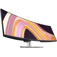 Dell UltraSharp U4924DW 49" Class Dual Quad HD (DQHD) Curved Screen LCD Monitor - 32:9 - 49" Viewable - In-plane Switching (IPS) Black Technology - Edge WLED Backlight - 5120 x 1440 - 1.07 Billion Colors - 350 cd/m² - 5 ms - Speakers - HDMI - DisplayPort - USB Hub, KVM Switch