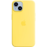 Apple iPhone 14 Silicone Case with MagSafe - Canary Yellow - For Apple iPhone 14 Smartphone - Canary Yellow - Silky, Soft-touch - Scratch Resistant, Drop Resistant - Silicone, MicroFiber