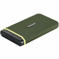 Transcend - Disque SSD Esd380c 4 To Portable - Externe - Vert - Ordinateur portable, Téléphone intelligent, Ordinateur de bureau, Console de jeu, Tablette Appareil compatible - USB 3.2 (Gen 2) Type C - 2000 Mo/s Taux de transfer maximale en lecture