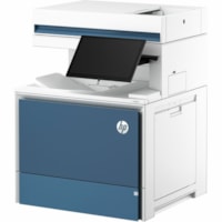 Imprimante multifonction laser LaserJet Enterprise 6800zf Filaire HP - Copieur/Imprimante/Scanner - 55 ppm Impression Couleur - 1200 x 1200 dpi Impression - Automatique Recto/Verso - jusqu'à 100000 Pages mensuelles - Couleur Scanner à Plat, ADF, CIS Scanner - 600 dpi Scanner optique - Giga