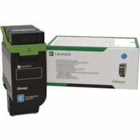 Lexmark Original High Yield Laser Toner Cartridge - Box - Return Program - Cyan - 1 Pack - 8800 Pages