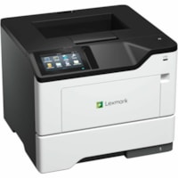 Imprimante laser MS632dwe Bureau Filaire - Monochrome Lexmark - 50 ppm Mono - 1200 x 1200 dpi Impression - 650 Feuilles Entrée - Ethernet - Réseau sans-fil - 175000 Cycle d'utilisation des pages - Impression papier ordinaire - Gigabit Ethernet - USB