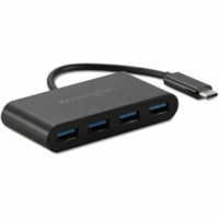 Concentrateur USB CH1200 - USB 3.2 Gen 2 (3.1 Gén. 2) Type-C - Externe - Noir Kensington - USB 3.2 Gen 2 (3.1 Gén. 2) Type-C - Externe - 4 Port(s) USB - ChromeOS, Mac, Windows