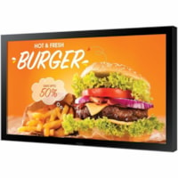 Samsung OH24B Digital Signage Display - 24" (609.60 mm) LCD - In-plane Switching (IPS) Technology - 24 Hours/7 Days Operation - 1920 x 1080 - 1500 cd/m² - 1080p - HDMI - USB - Serial - Wireless LAN - Bluetooth - Ethernet - Tizen 6.5