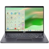 Chromebook 2 en 1 Chromebook Spin 714 CP714-2WN CP714-2WN-53TY 14po Écran tactile Convertible - WUXGA - (Intel Core i5 13e Gén i5-1335U) - 16 Go - 256 Go SSD - Anglais (USA) Clavier - Gris acier Acer - 1920 x 1200 - ChromeOS - Intel Iris Xe Graphics eligible - Technologie IPS, CineCrystal - A