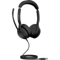 Casque Evolve2 50 Câblé / Sans fil Supra-auriculaire Stéréo Jabra - Stéréo - USB Type A - Câblé / Sans fil - Bluetooth - 98,4 pi - 20 Hz à 20 kHz - Supra-auriculaire - Binaural - Supra-aural - 5,6 pi Câble - Technologie MEMS, Éliminati